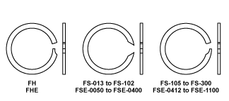 FH and FS Series Snap Rings and Retaining Rings