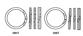 WHT and WS Series Wave Springs and Retaining Rings