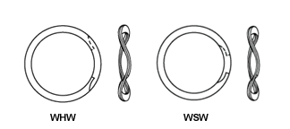 WHW and WSW Snap Rings and Wave Springs