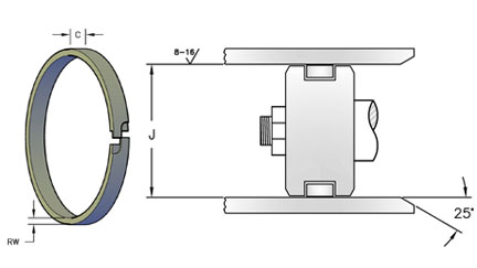 Piston Seal Size Chart