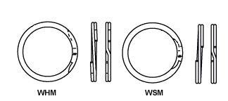 WHM and WSM Series Wave Springs, Snap Rings and Retaining Rings